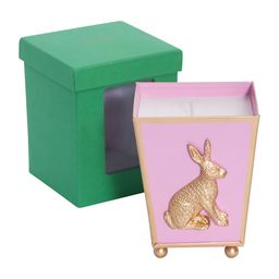 Rabbit Candle Cachepot in Light Pink