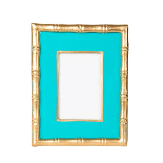 Turquoise Bamboo Photo Frames