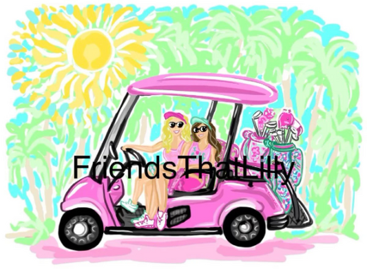 Women's T-shirts: “FTL Golf Cart”