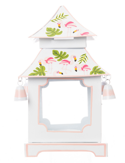 Palm Beach Flamingo Pagoda Lantern