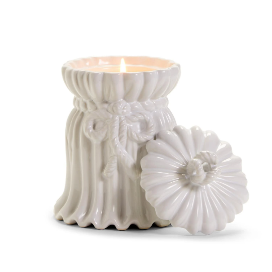 Grand Tassel Sweet Peony Scented Lidded Candle