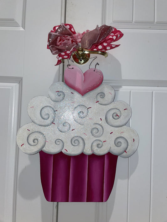 Large Pink Decorative Cupcake