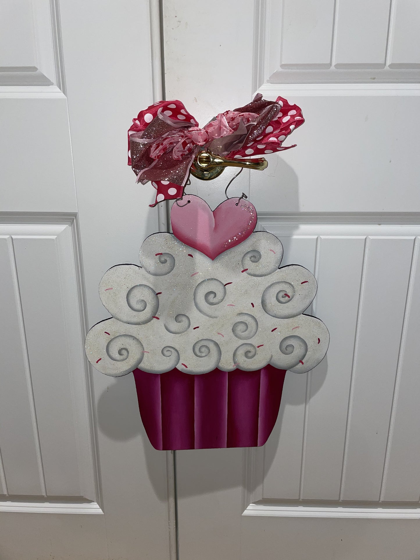 Large Pink Decorative Cupcake