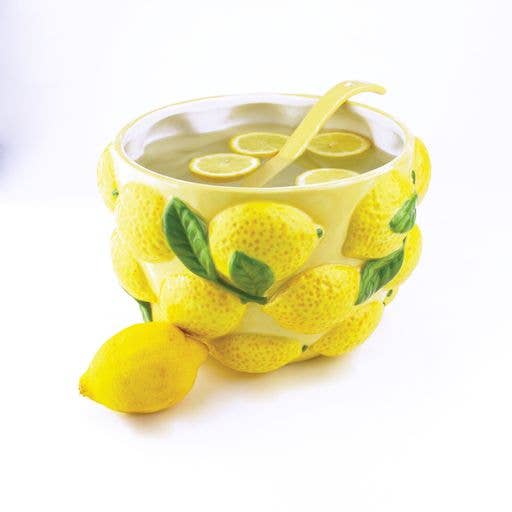 Lemons Punch Bowl & Ladle