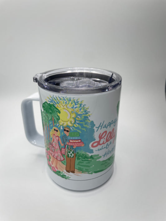 Lilly Wife Mug with Lid