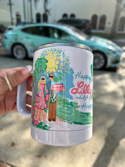 Lilly Wife Mug with Lid