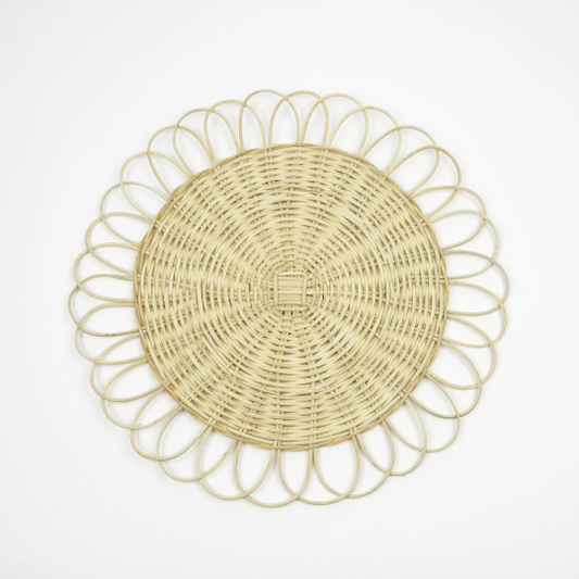 Natural Woven Placemats: set of 4