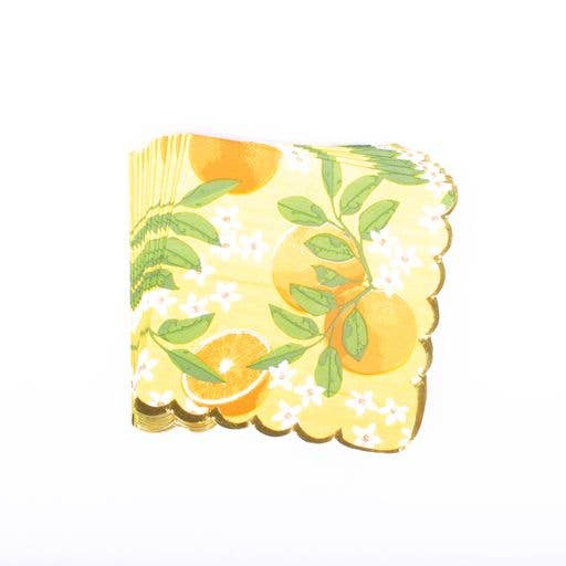 Orange Grove Beverage Napkins (16pk)