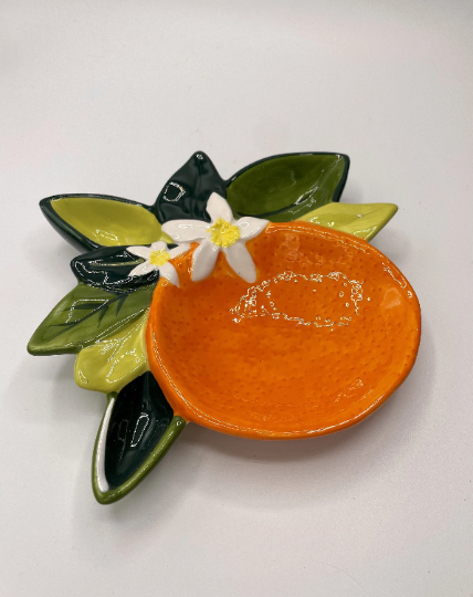 Orange Shaped Trinket Tray
