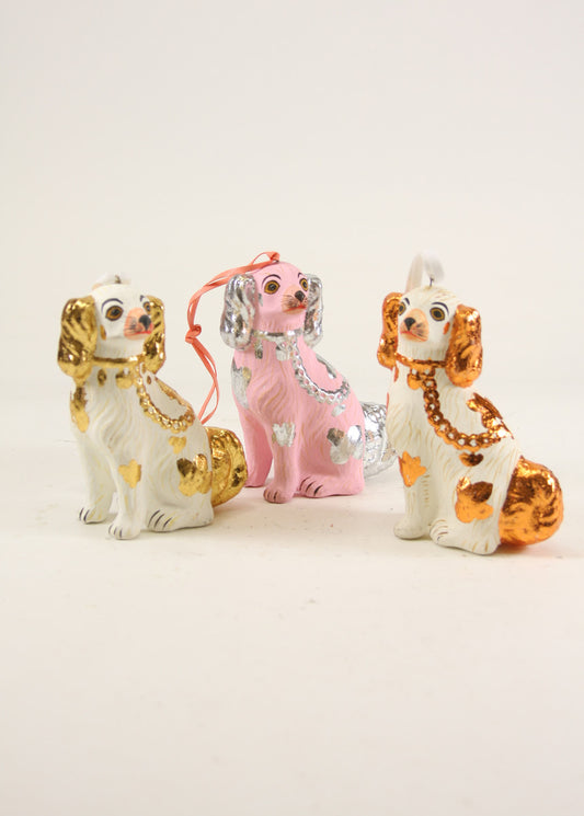 Prized Spaniel Ornaments - 3 colors available