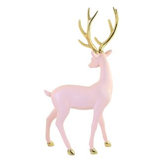 Vintage Styled Light Pink Reindeer