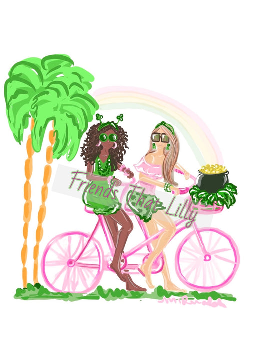 Tumblers: Shamrock Girls Bike