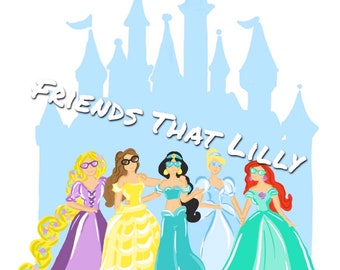 Women's T-shirts: Princesses @ Castle