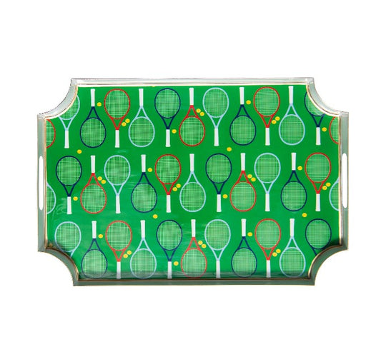 Tennis Enameled Jaye Tray