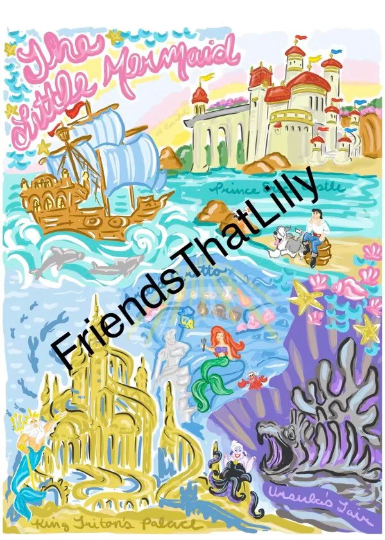 20oz & 30oz Tumblers "The Little Mermaid"