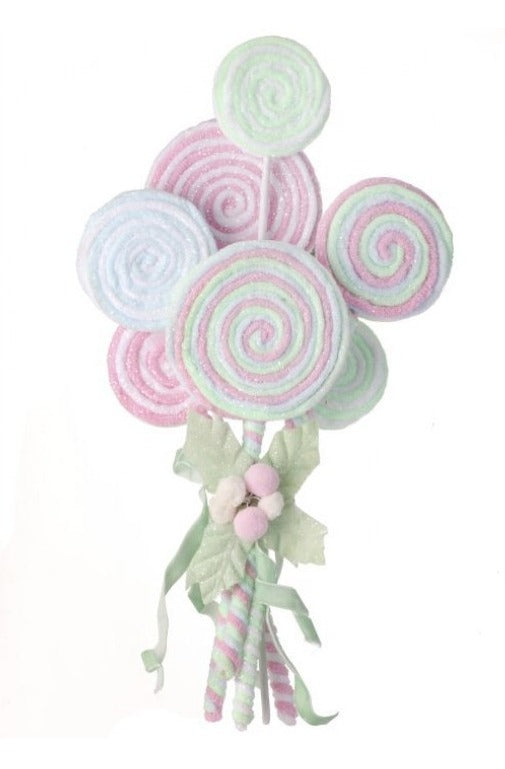 Frosted Pastel Lollipop Bundle Decor