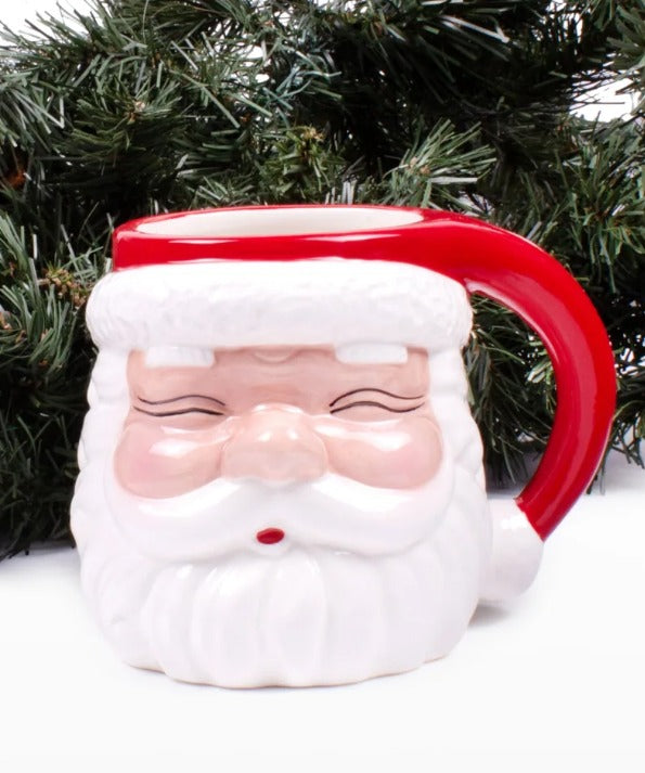 Classic Red Santa Holiday Mug