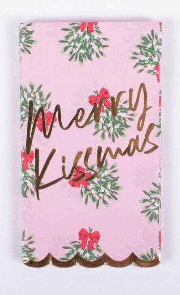 Mistletoe Kiss Paper Guest Towels/Napkins