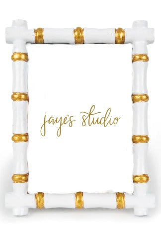 Color Block White Chang Mai Frame -4" X 6" or 8" X 10"