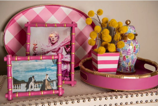 Color Block Pink Chang Mai Frame - 4" X 6", 5" X 7" or 8" X 10"