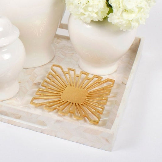 Gold Square Trinket Dish