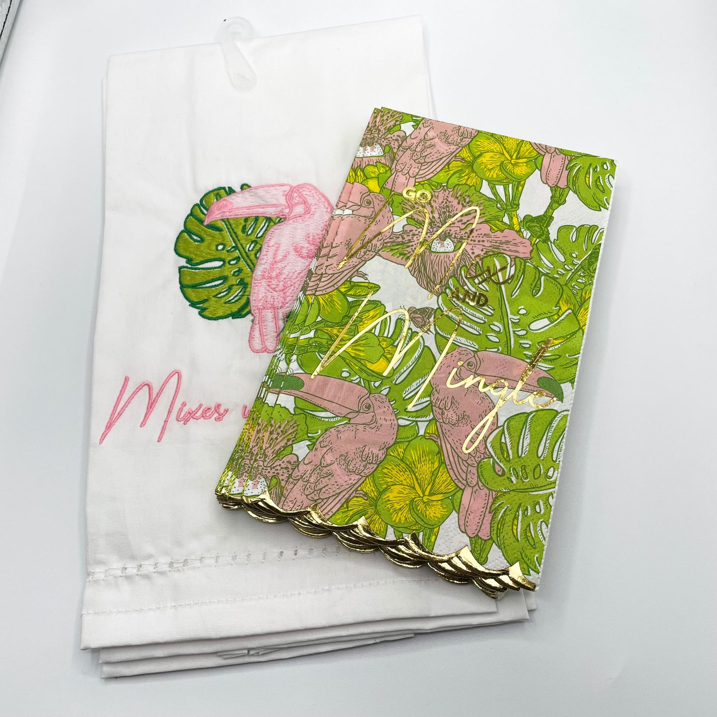 Tropical Mix and Mingle Toucan Paper Guest Napkins