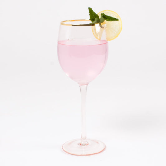 Light Pink Wine Glass