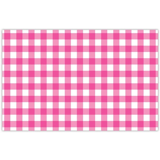 Hot Pink Gingham Placemats