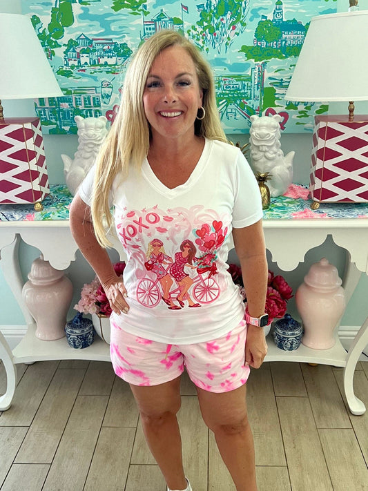 Valentine's Day - Girls on Bike T-shirts