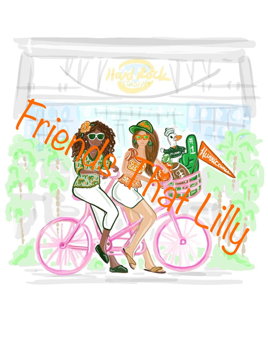 SALE! Miami Hurricanes Inspired Illustration Shirts