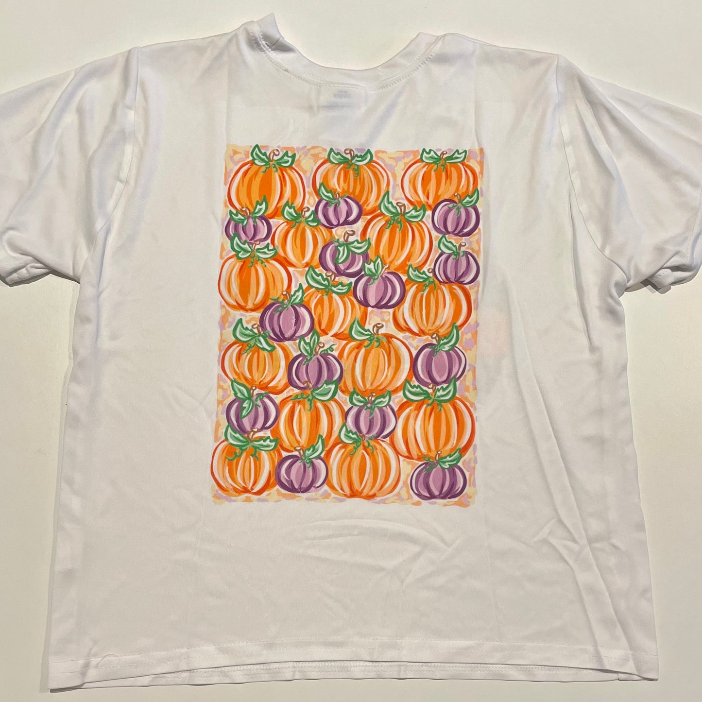 SALE! Kids Friends That Lilly Purple & Orange Pumpkins Illustration Shirts