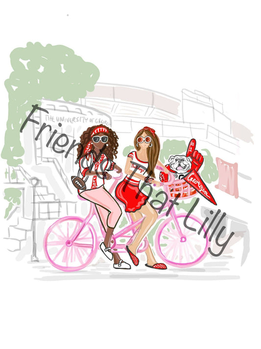 SALE! Georgia Bulldogs illustration Shirts