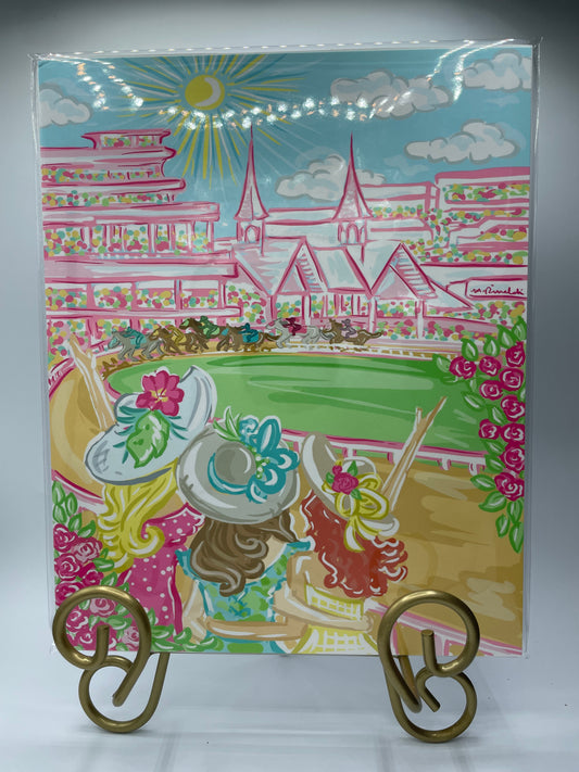 8x10 Kentucky Derby Hand Painted Prints