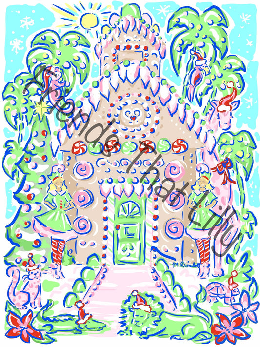 Mug:Holiday Gingerbread House Design