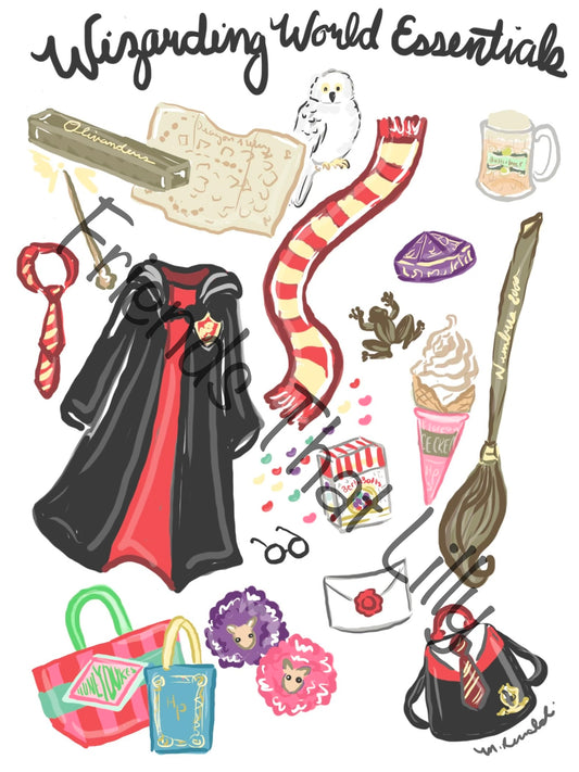 Zipper Popover: Wizarding World Design