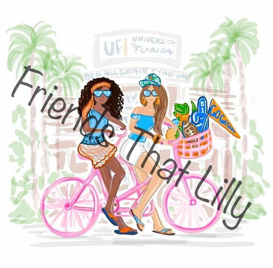 SALE! University of Florida Inspired illustration Shirts