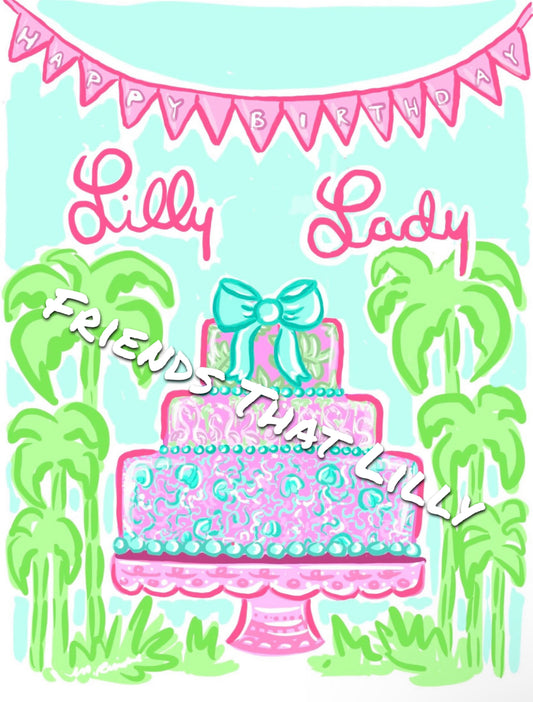 Women's T-shirts: FTL Cake w/ Bow