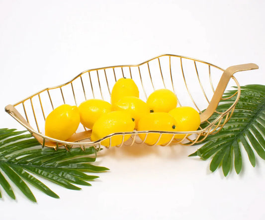 Banana Leaf Wire Fruit Bowl
