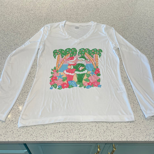 Women's T-Shirts: Santa & Mrs. Claus