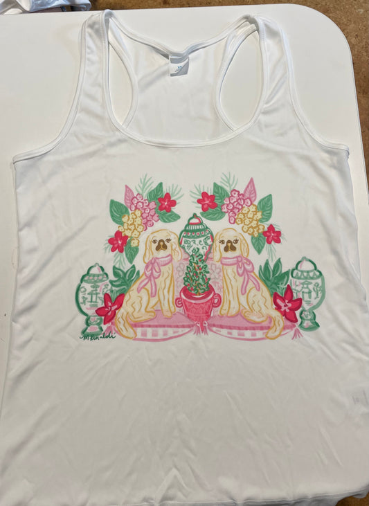 SALE! Friends That Lilly Yellow Dogs Illustration Shirts