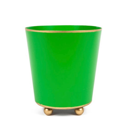 Green Round Cachepot 4" and 6"