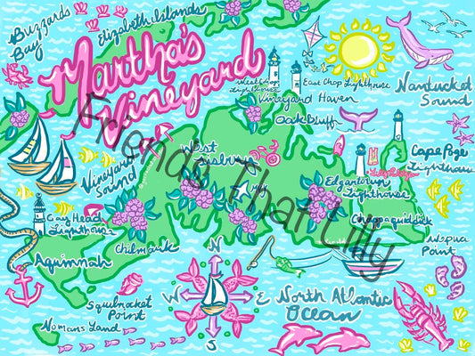 Women's Pocket Style T-Shirts: Martha’s Vineyard