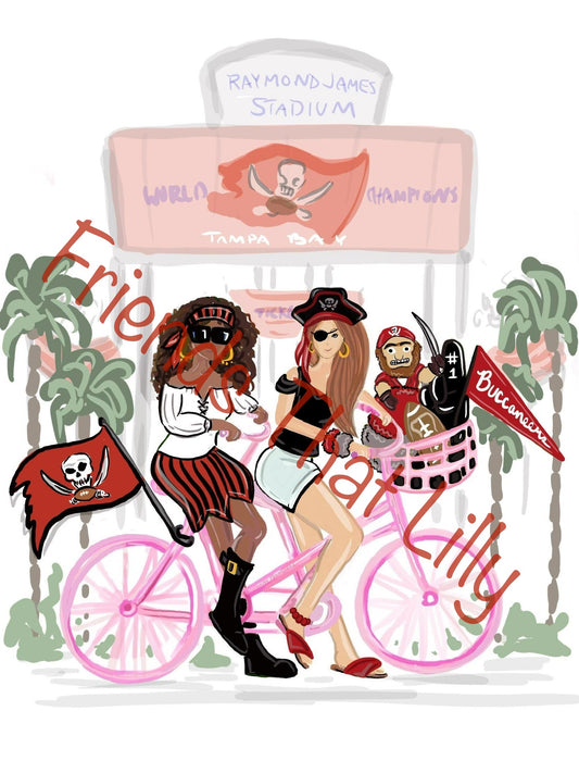 SALE! Tampa Bay Buccaneers Illustration Shirts